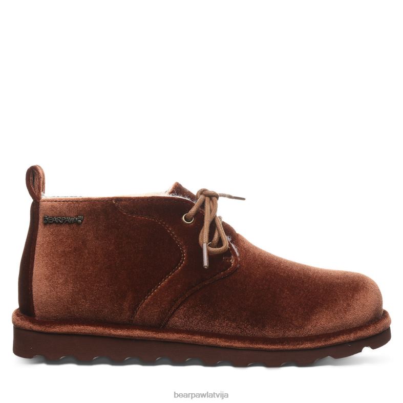 karmeļu samts sievietes zābaki BEARPAW skye P2XFF158