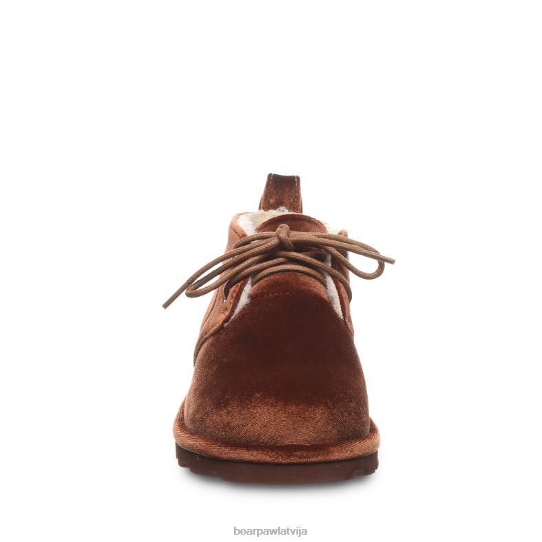 karmeļu samts sievietes zābaki BEARPAW skye P2XFF158
