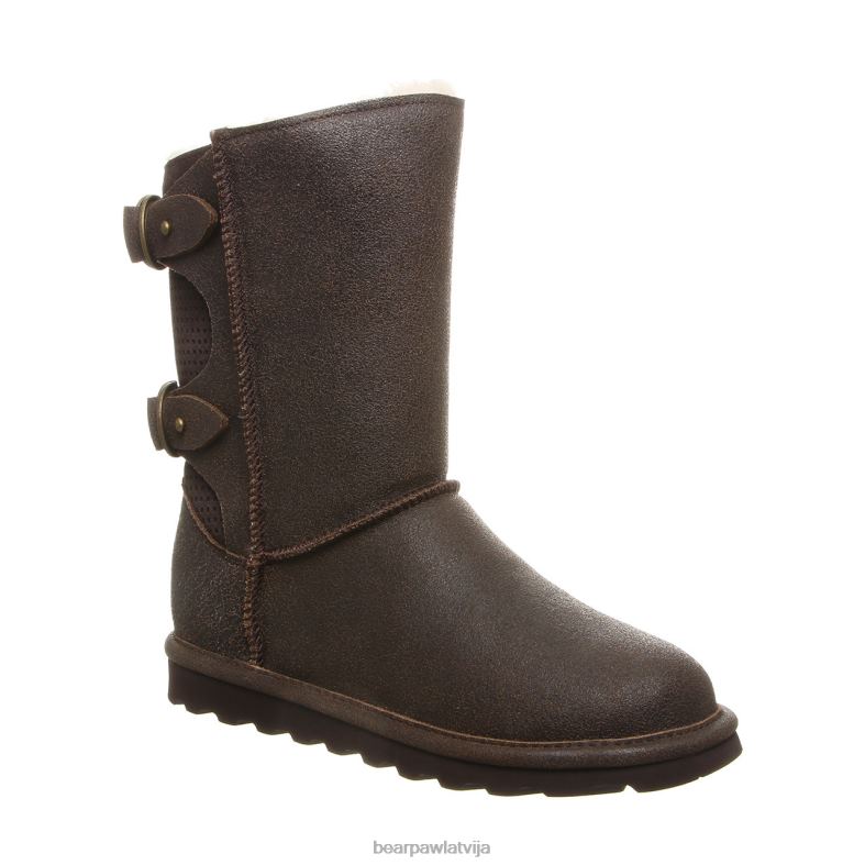 kastanis nomocīts sievietes zābaki BEARPAW klara P2XFF160