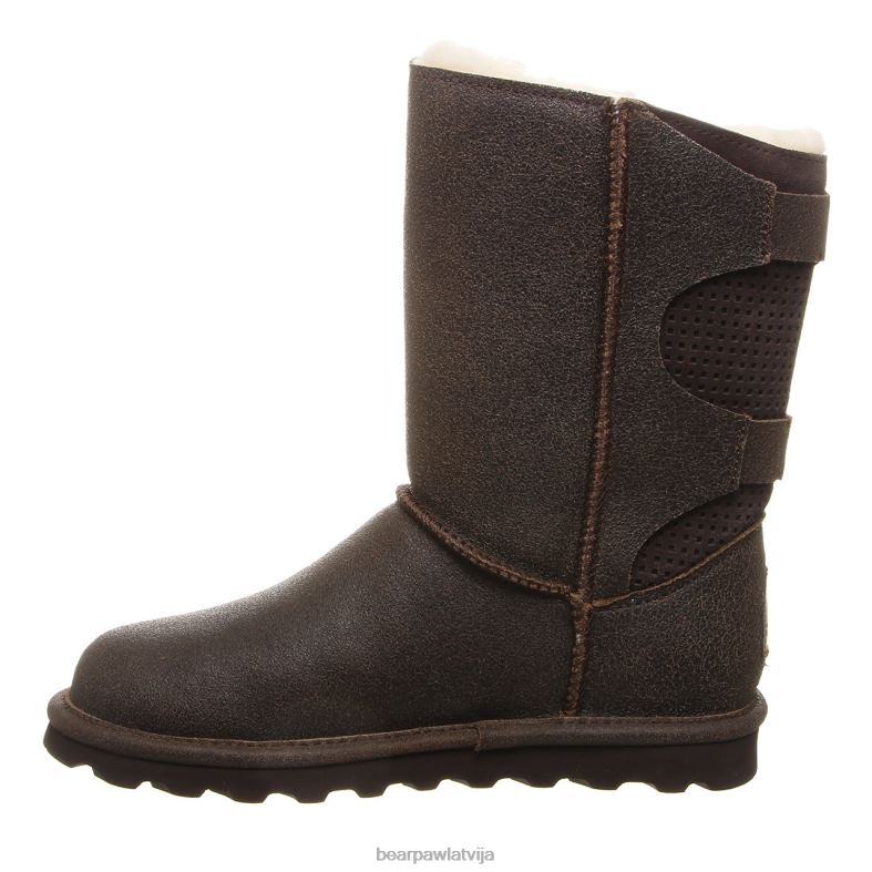 kastanis nomocīts sievietes zābaki BEARPAW klara P2XFF160