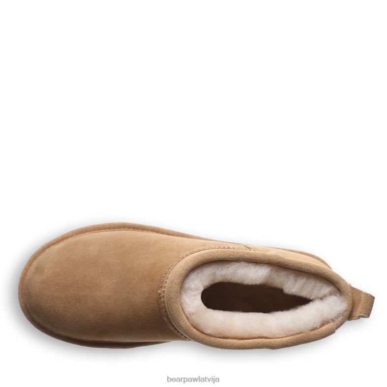ledaina kafija sievietes zābaki BEARPAW retro īss P2XFF29