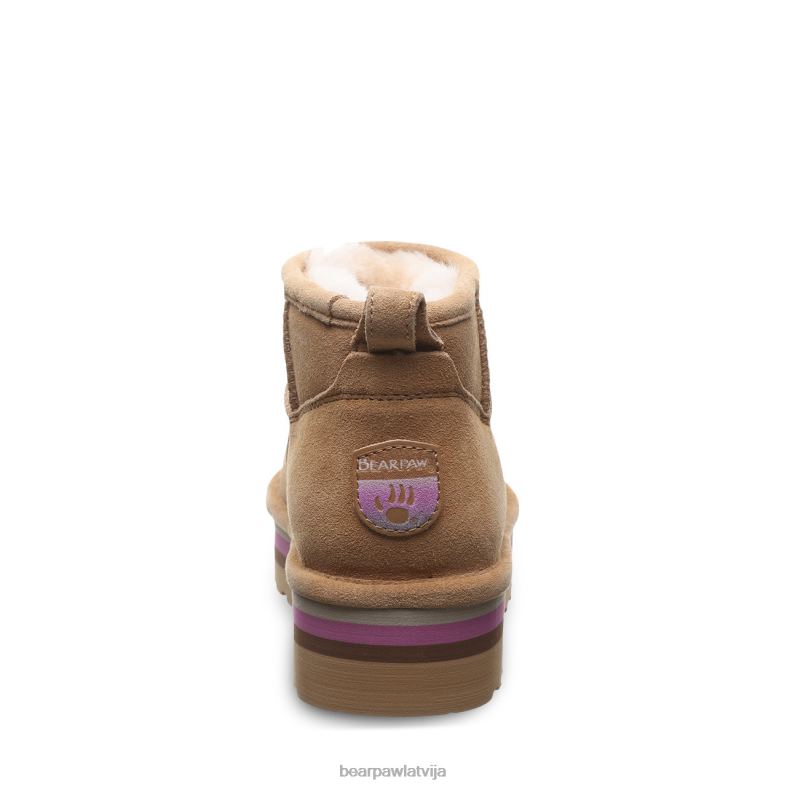 ledaina kafija sievietes zābaki BEARPAW retro īss P2XFF29