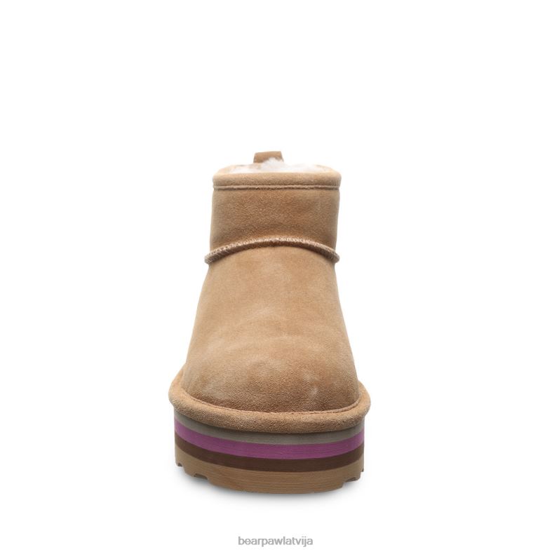 ledaina kafija sievietes zābaki BEARPAW retro īss P2XFF29