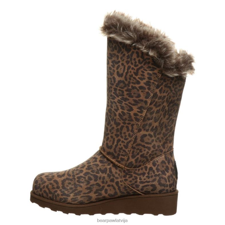 leopards sievietes zābaki BEARPAW Genevieve P2XFF227