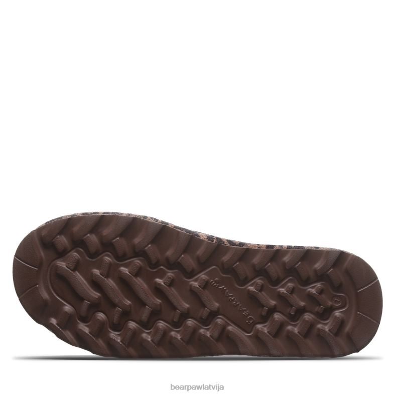 leopards sievietes zābaki BEARPAW īsa eksotika P2XFF120