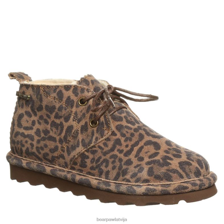 leopards sievietes zābaki BEARPAW skye eksotika P2XFF180