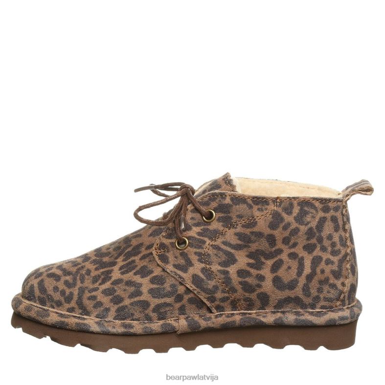 leopards sievietes zābaki BEARPAW skye eksotika P2XFF180