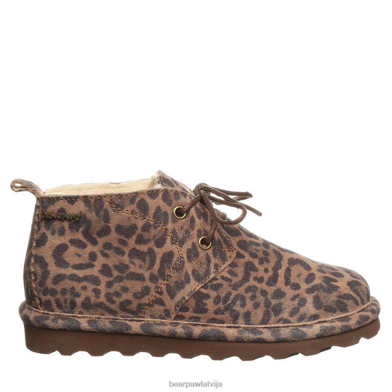 leopards sievietes zābaki BEARPAW skye eksotika P2XFF180