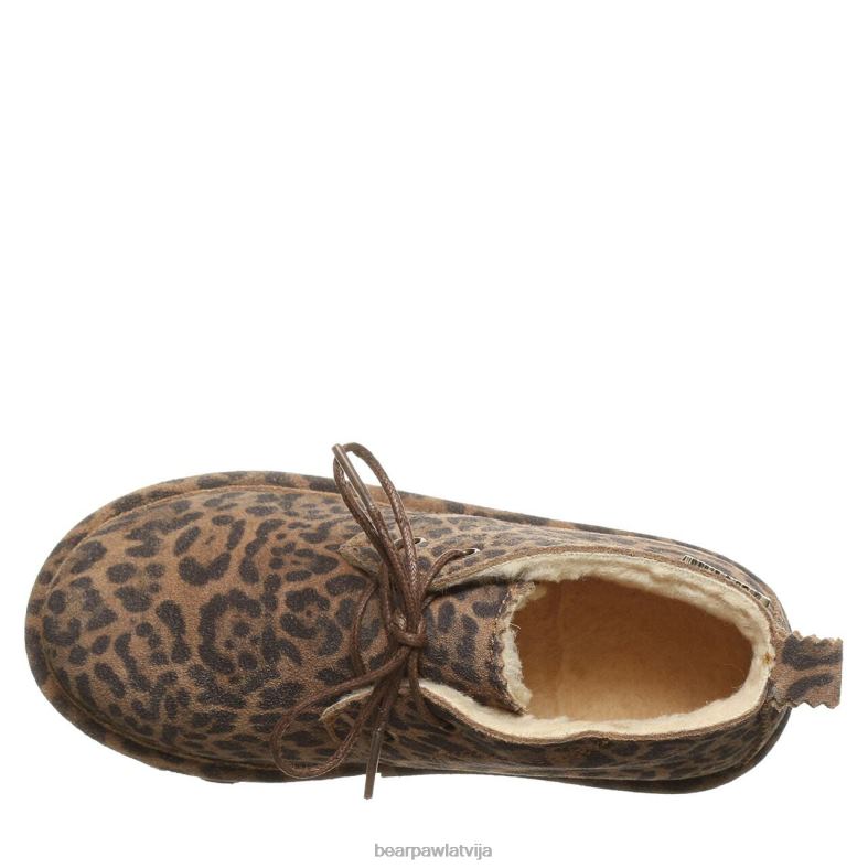leopards sievietes zābaki BEARPAW skye eksotika P2XFF180