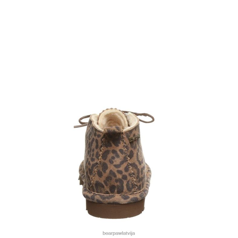 leopards sievietes zābaki BEARPAW skye eksotika P2XFF180