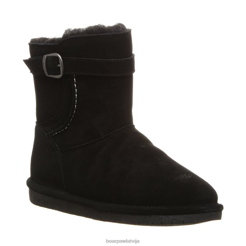 melns ii sievietes zābaki BEARPAW Katrīna P2XFF126