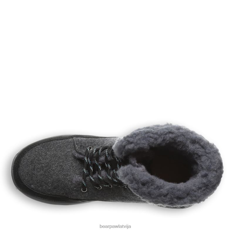 melns/pelēks sievietes zābaki BEARPAW cheryl P2XFF141
