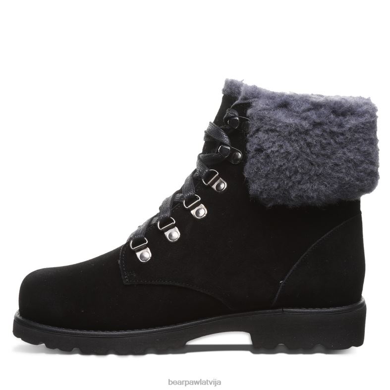 melns/pelēks sievietes zābaki BEARPAW sam P2XFF23