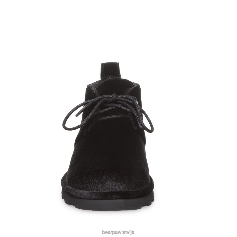 melns samts sievietes zābaki BEARPAW skye P2XFF36