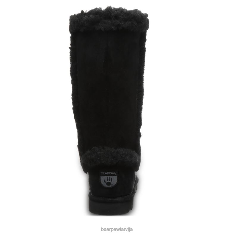 melns sievietes zābaki BEARPAW Kendall P2XFF31
