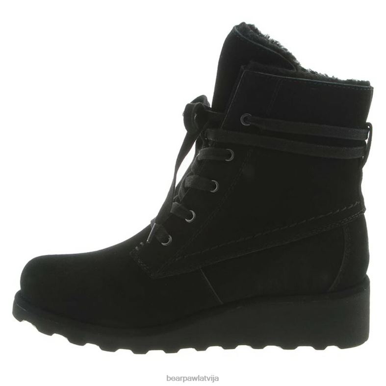 melns sievietes zābaki BEARPAW Krista plats P2XFF65