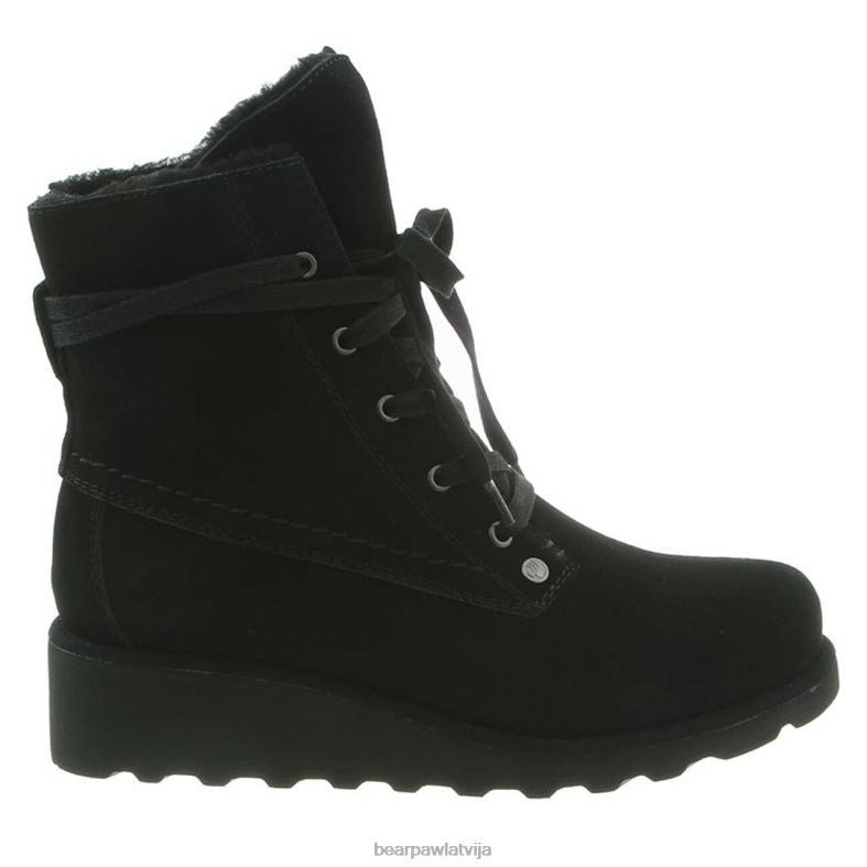 melns sievietes zābaki BEARPAW Krista plats P2XFF65