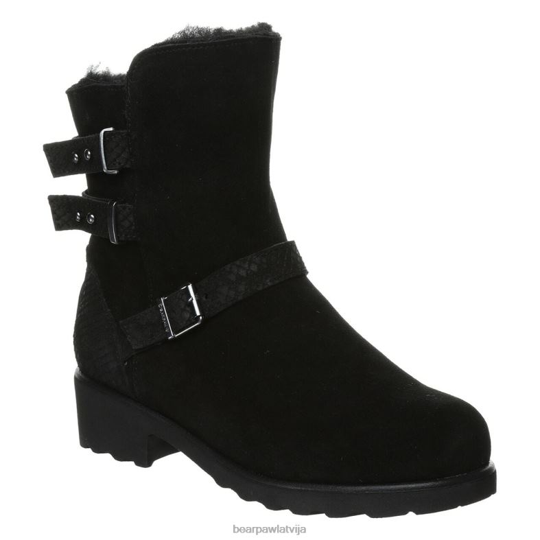 melns sievietes zābaki BEARPAW Lūsija P2XFF205