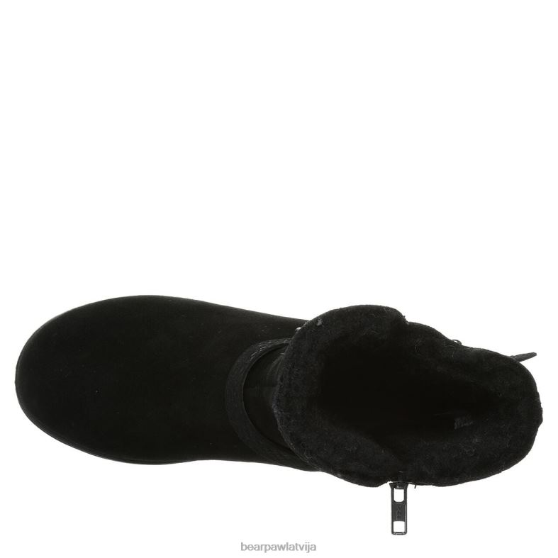 melns sievietes zābaki BEARPAW Lūsija P2XFF205