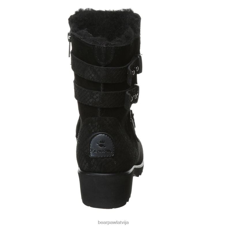 melns sievietes zābaki BEARPAW Lūsija P2XFF205