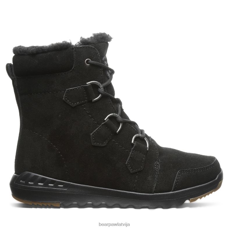 melns sievietes zābaki BEARPAW Tyra P2XFF19