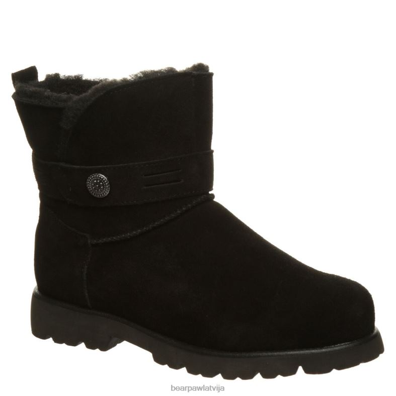 melns sievietes zābaki BEARPAW Wellston P2XFF67