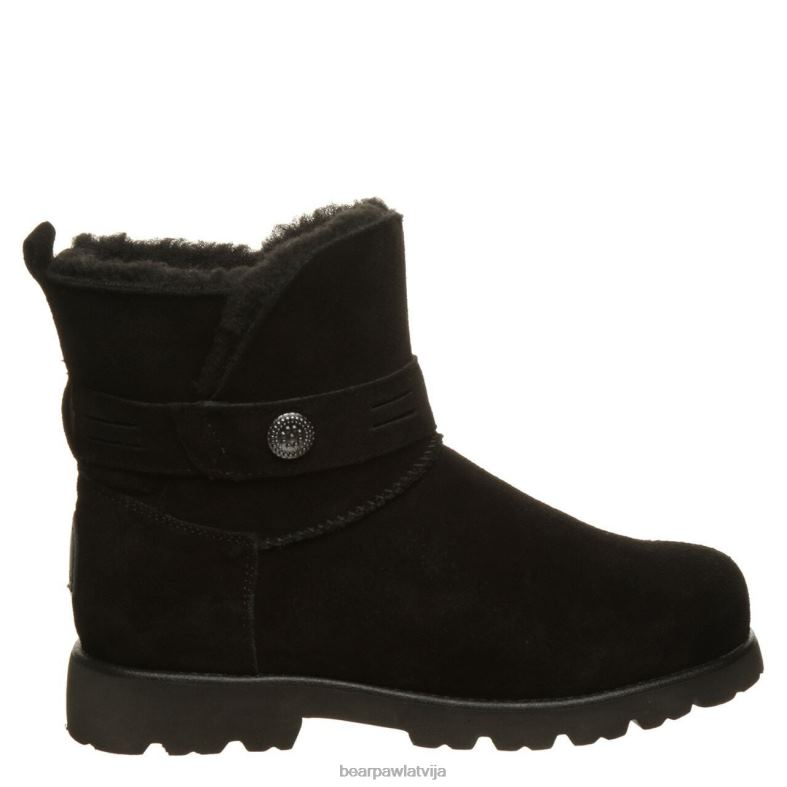 melns sievietes zābaki BEARPAW Wellston P2XFF67