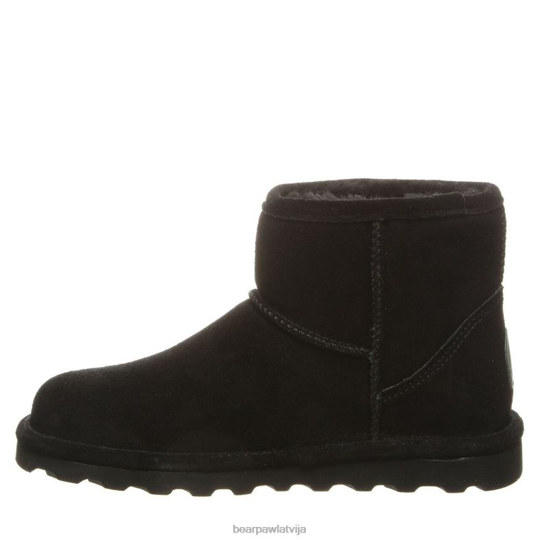 melns sievietes zābaki BEARPAW alyssa plata P2XFF80