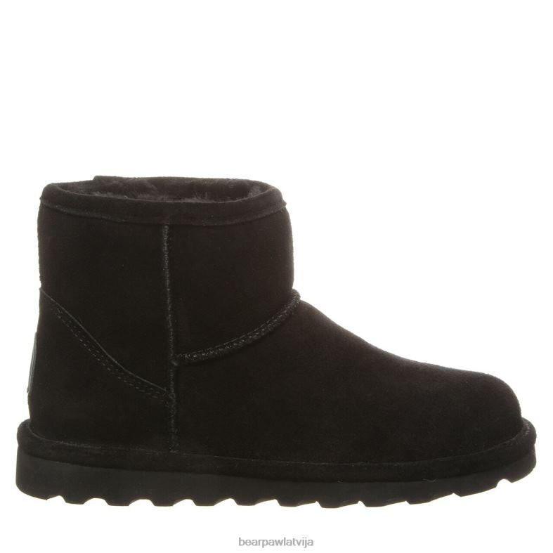 melns sievietes zābaki BEARPAW alyssa plata P2XFF80
