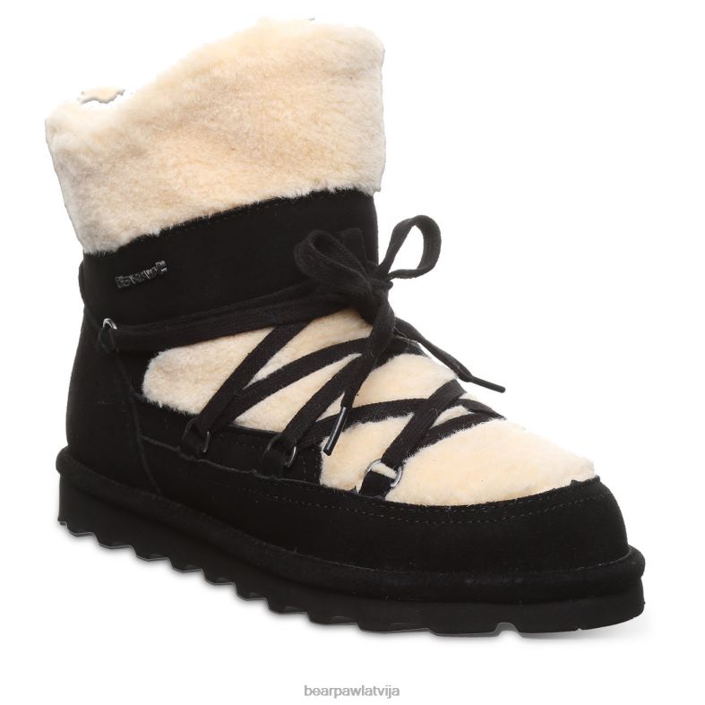 melns sievietes zābaki BEARPAW anastacia P2XFF16