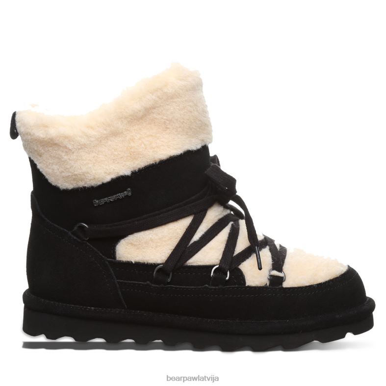 melns sievietes zābaki BEARPAW anastacia P2XFF16