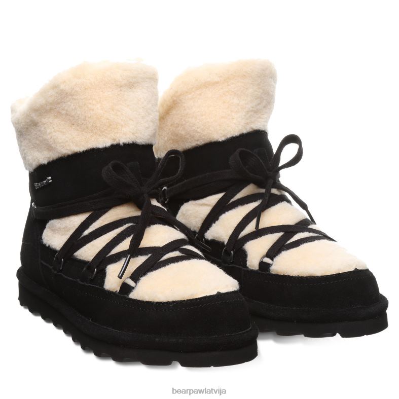 melns sievietes zābaki BEARPAW anastacia P2XFF16