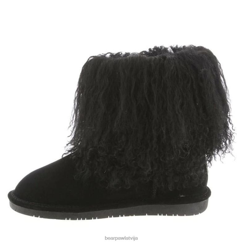 melns sievietes zābaki BEARPAW bāā P2XFF105