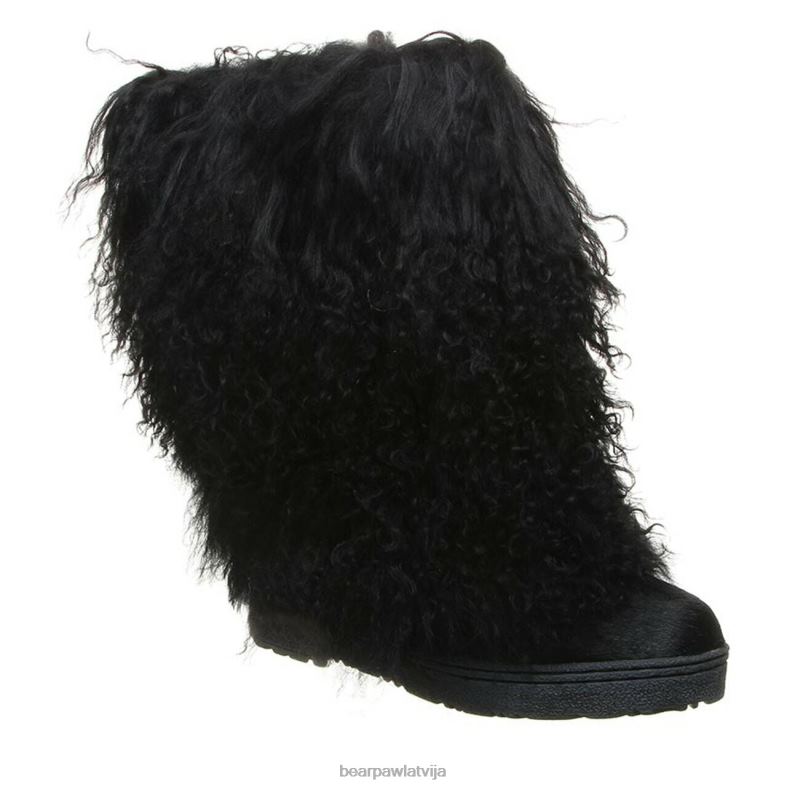 melns sievietes zābaki BEARPAW boetis P2XFF119