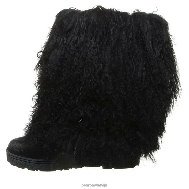 melns sievietes zābaki BEARPAW boetis P2XFF119