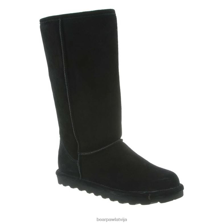 melns sievietes zābaki BEARPAW elle garš P2XFF89