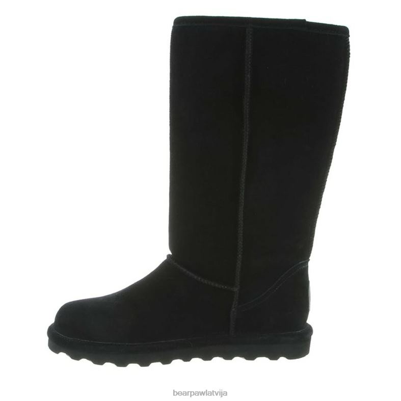 melns sievietes zābaki BEARPAW elle garš P2XFF89