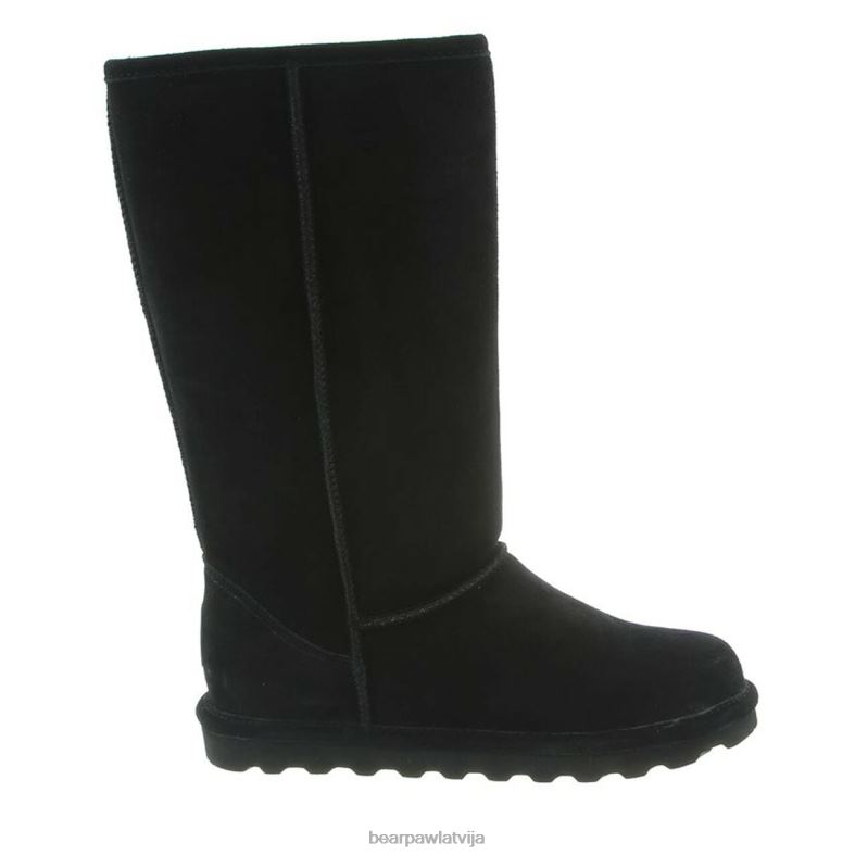 melns sievietes zābaki BEARPAW elle garš P2XFF89