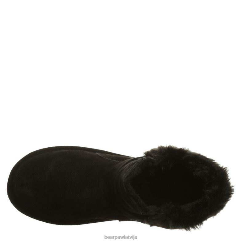 melns sievietes zābaki BEARPAW konnija P2XFF43