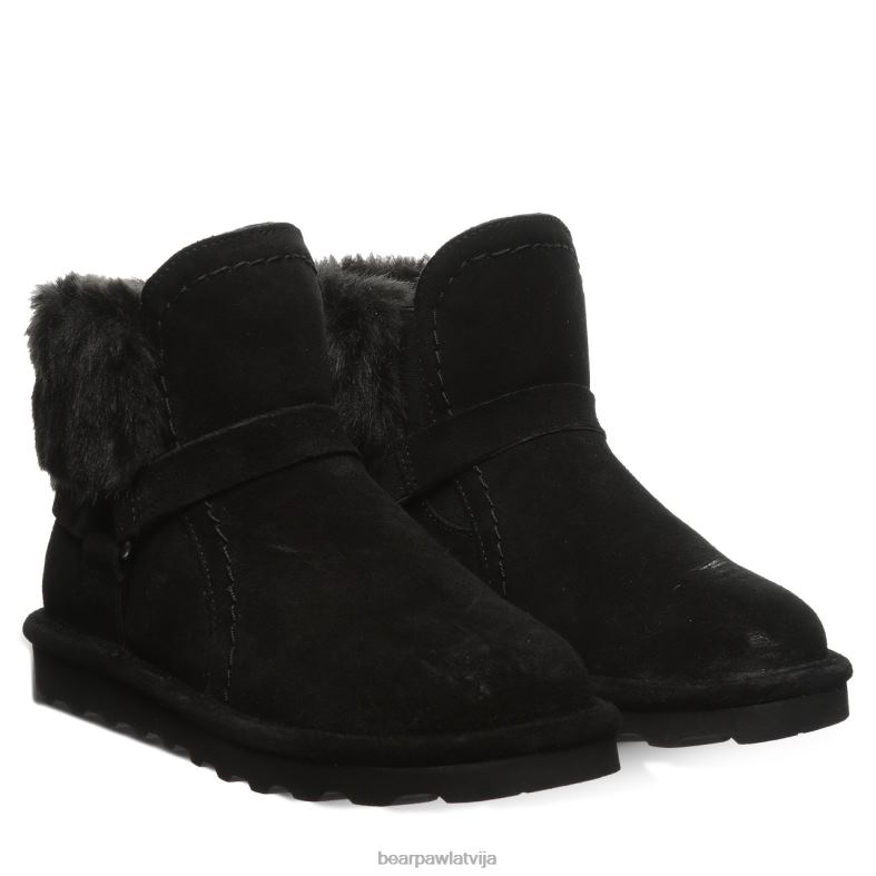 melns sievietes zābaki BEARPAW konnija P2XFF43