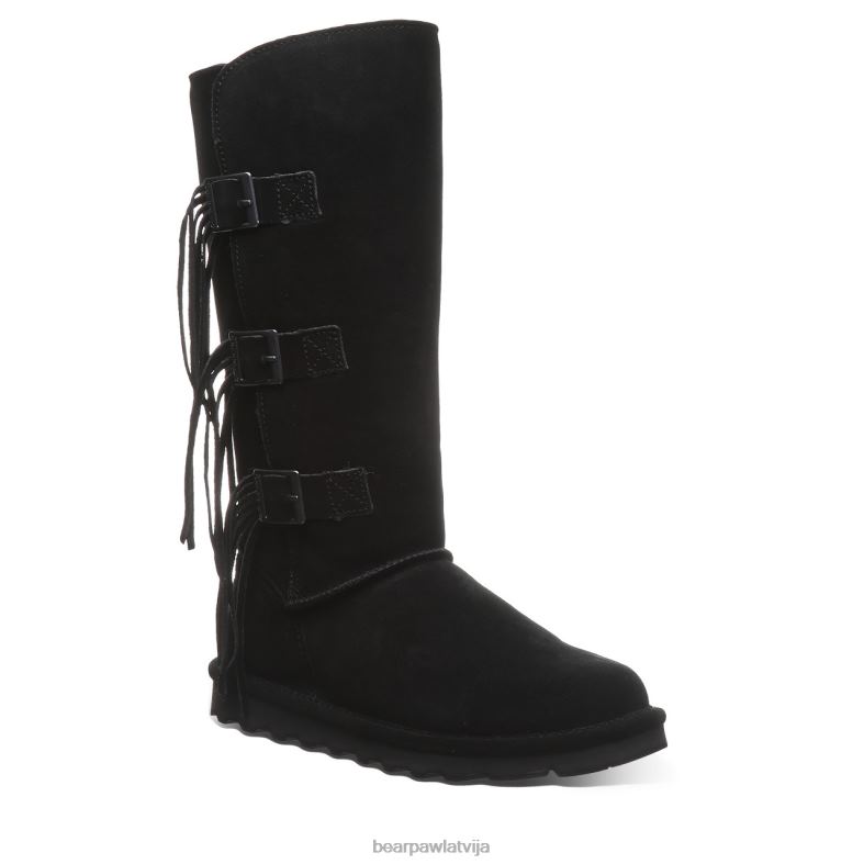 melns sievietes zābaki BEARPAW kris P2XFF138