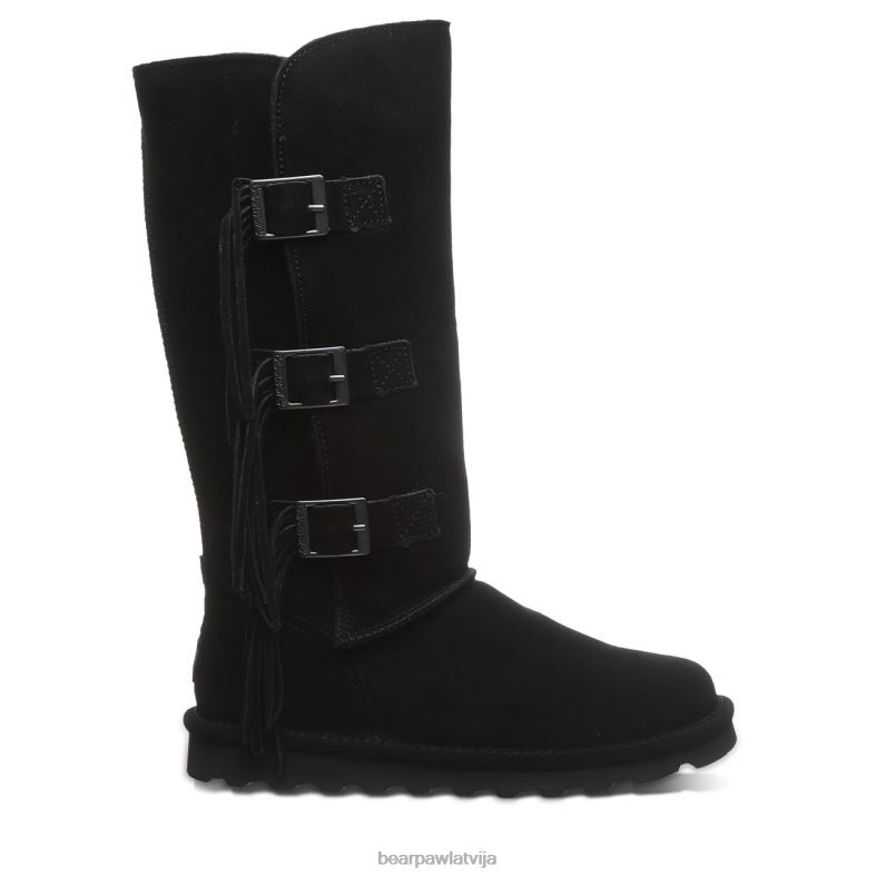 melns sievietes zābaki BEARPAW kris P2XFF138