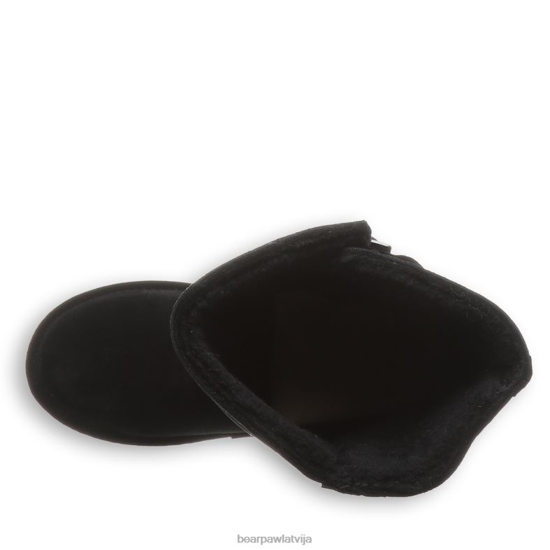 melns sievietes zābaki BEARPAW kris P2XFF138