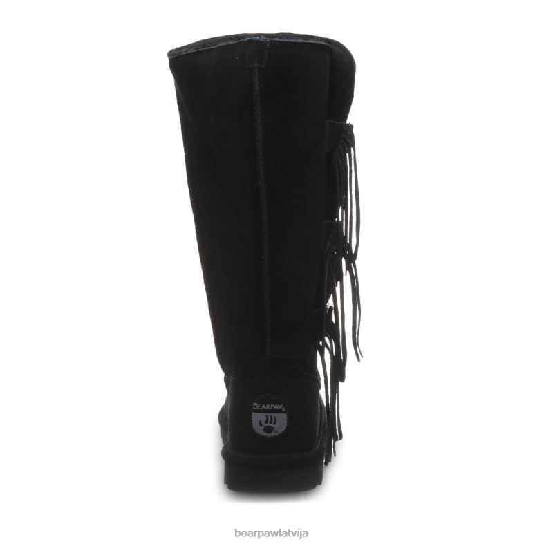 melns sievietes zābaki BEARPAW kris P2XFF138