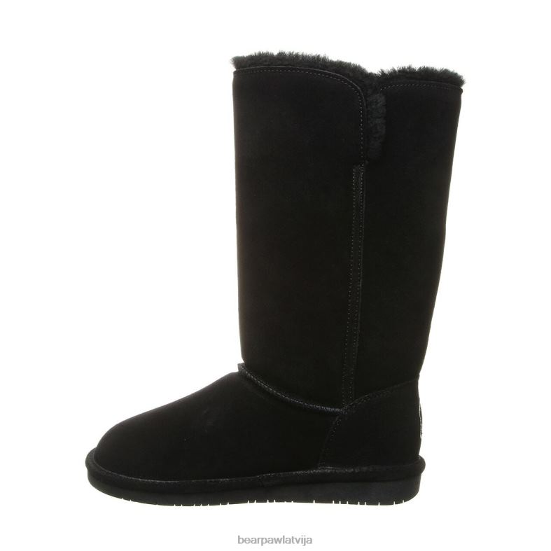 melns sievietes zābaki BEARPAW lori P2XFF76
