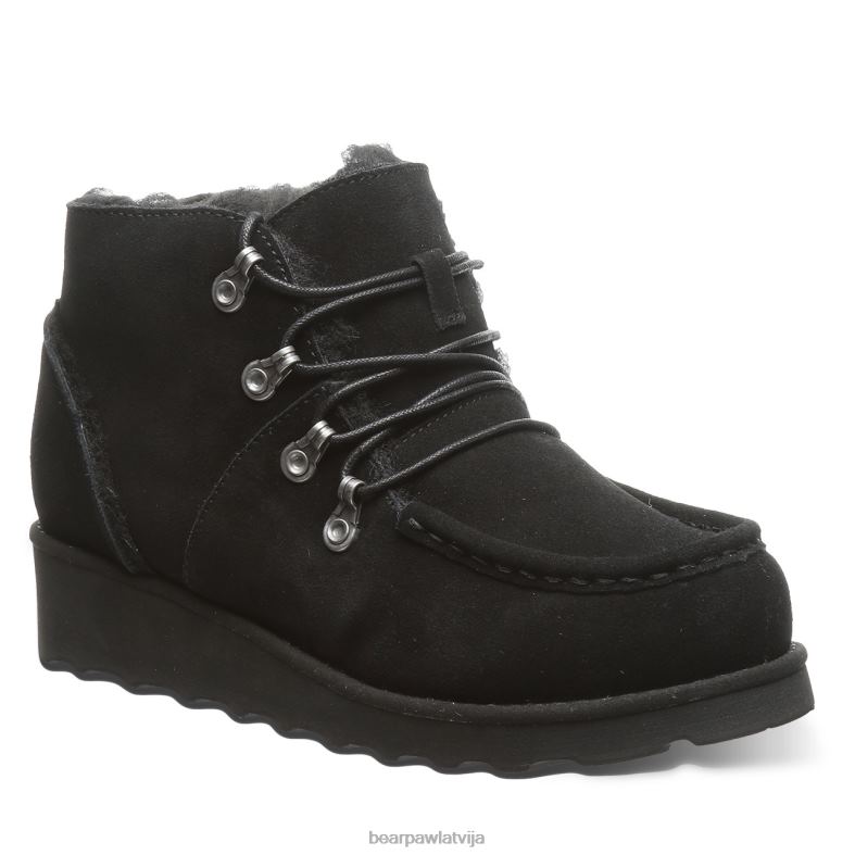melns sievietes zābaki BEARPAW malinda P2XFF143