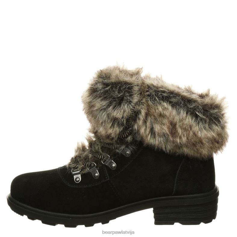 melns sievietes zābaki BEARPAW mierīgums P2XFF203