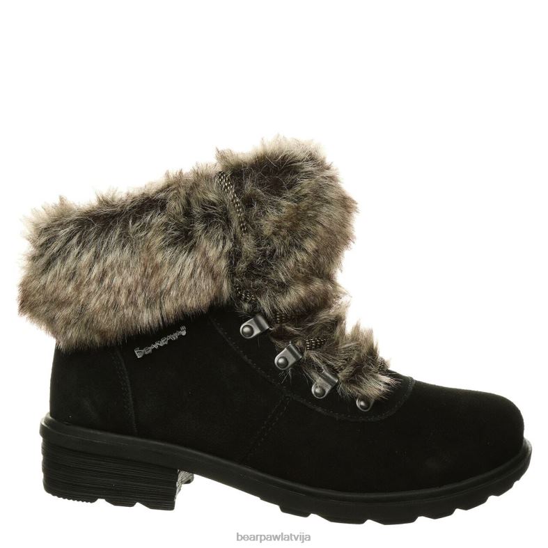 melns sievietes zābaki BEARPAW mierīgums P2XFF203