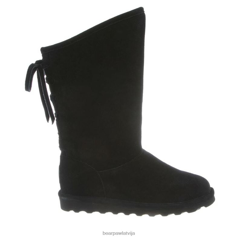 melns sievietes zābaki BEARPAW phylly P2XFF102