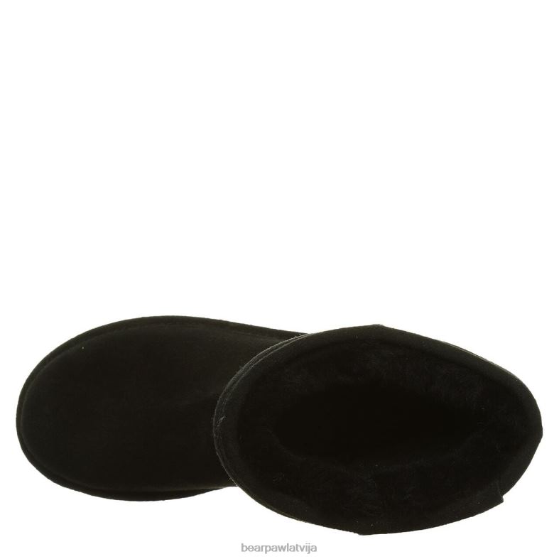 melns sievietes zābaki BEARPAW retro elle P2XFF213